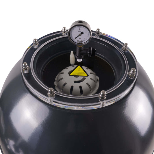 PureS GFK Sandfilter mit Side-Mount Ventil